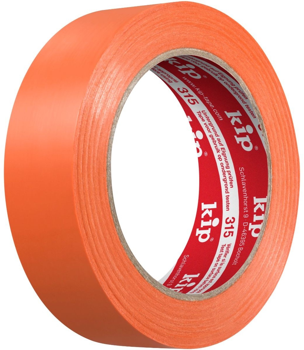 Kip 315 PVC-Schutzband Premium orange 30mm x 33m - 315-63 - Orange