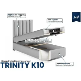 Best For Home Trinity K-10 70 x 200 cm Schwarz
