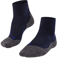 Falke Damen Sportsocken TK2 Short W SSO Funktionsgarn antiblasen dick 1 Paar, Blau (Marine 6120), 37-38