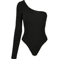 URBAN CLASSICS Organic Asymmetric One Sleeve Body - Schwarz
