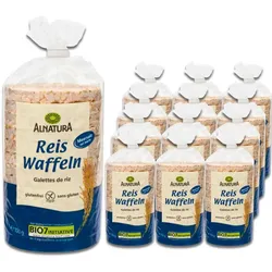 Alnatura Bio Reiswaffeln Meersalz 12x100G