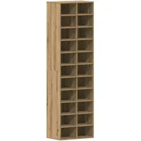 VidaXL Schuhschrank Artisan-Eiche 54x34x183 cm Holzwerkstoff