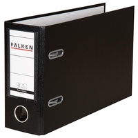 Falken Ordner A5 quer mit Wechselfenster schwarz 11285715