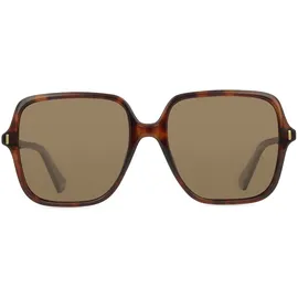 Polaroid PLD 6219/S Damen-Sonnenbrille Vollrand Quadratisch Kunststoff-Gestell, Havanna