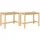 Costway Barhocker 56 x 36 x 45 cm Beige