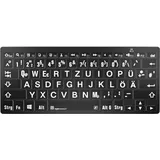 LogicKeyboard XL-Print White on Black DE