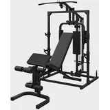 GORILLA SPORTS® Kraftstation Fitnessstation Fitnessgerät Multigym Hantelbank