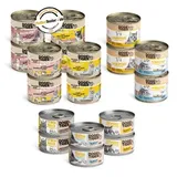 Dogs'n Tiger Dogs’n Tiger Adult Katzenfutter, Nassfutter, Mixpaket Lecker Hühnchen! 1x18 g