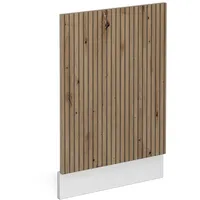 Vicco Frontblende R-Line Geschirrspüler Fronttür Artisan-Eiche/Weiß 45 cm ohne