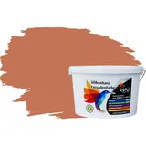 RyFo Colors Silikonharz Fassadenfarbe Lotuseffekt Trend Orangetöne Terracotta 10l - bunte Fassadenfarbe, weitere Orange Farbtöne und Größen erhältlich, Deckkraft Klasse 1