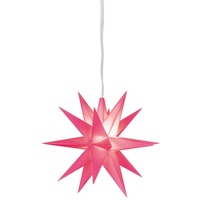 STERNTALER LED-Stern 18-Zacker Ø 8 cm rosa