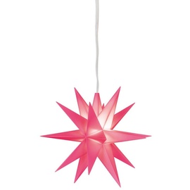 STERNTALER LED-Stern 18-Zacker Ø 8 cm rosa