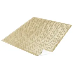mySPOTTI Vinyl Teppich »Elly«, BxL:136 cm x 136 cm, beige