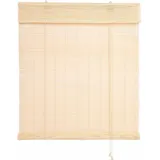 LIEDECO Seitenzugrollo Bambus, Lichtschutz, Bambusrollo, beige