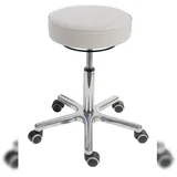 Proregal Drehhocker Indianapolis Kunstleder 53 x 46-59 x 53 cm Weiß
