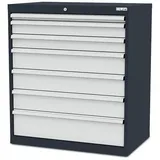 Simplaflex Schubladenschrank, BxHxT: 90 x 102 x 57,5 cm - grau