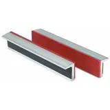 KS Tools Alu-Schraubstock-Schonbacken,Gummibesatz,100mm
