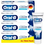 Oral-B Pro-Science Advanced Zahnpasta Zahnschmelz-Stärkung & Regeneration 4 x 75 ml