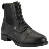 Suedwind Footwear Suedwind Reitstiefeletten Nova Soft BZ Lace - Herren & Damen Reitschuhe aus Rindsleder – Paddock Stiefeletten mit Schnürung, Mesh-Lining, Gummisohle & Reißverschluss hinten – schwarz 41 - 41 EU