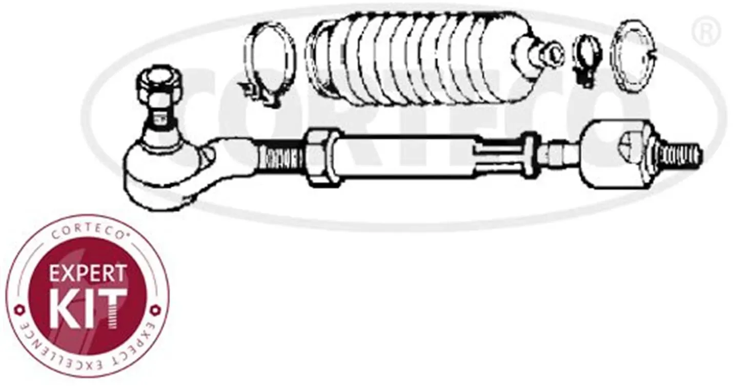 Corteco Spurstange Rechts Passend Für Peugeot 305 Ohne Servolenkung 49396604: Spurstange Peugeot: 381231 Corteco: 49396602 Corteco: 49396604 Delphi: T