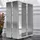 GGM Möbel Bartisch Kufen 68 x 105 x 16 cm Weiß