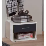WIMEX Nachtschrank Joker 46 x 38 x 40 cm Grau/Weiß