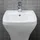 Duravit DuraStyle 37x63cm, m HL, ÜL, Hahnlochbank, Weiß