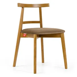 Konsimo Holzstuhl 2er-Set ¦ beige ¦ Maße (cm): B: 47 H: 76