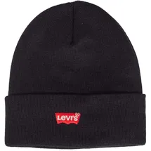 Levi's Red Batwing Embroidered Beanie Schwarz - One Size (US)