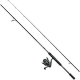 Abu Garcia Fast Attack Pro 230 20-50g Pike Spin Combo, Spinning Combo für Raubfischangeln, Schwarz