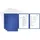 Pagna Bewerbungsmappe A4 Blau 3 St.