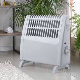 ETC Shop Frostwächter elektrisch Heizlüfter Thermostat einstellbar Elektroheizung Konvektionsheizung, weiß, 450W