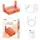 Cudy AC1200 WLAN-Router Fast Ethernet Orange - White