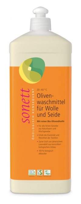 Produktbild Sonett Olivenwaschmittel für Wolle & Seide 1L