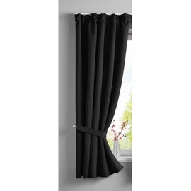 Gardinenbox Vorhang »Newyork« HxB 160x140 cm Schwarz