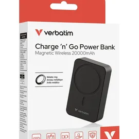 Verbatim Essential Power Bank magn.wirel. 20000mAh schw. 32223