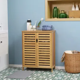 kleankin Badezimmerschrank 68 cm beige