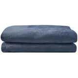 [en.casa] Archi Heizdecke 180 x 130 cm Hellblau