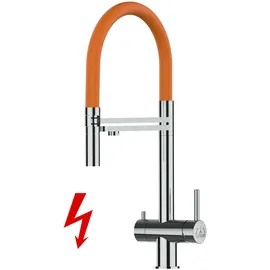 VIZIO Niederdruck 3 Wege Küchenarmatur Orange