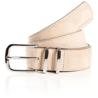 Tom Tailor Damengürtel Veloursleder 3,5 cm beige 95