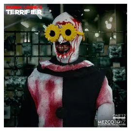 Mezco Toys Terrifier Actionfigur 1/12 Art the Clown Deluxe Edition 17 cm