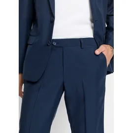bonprix Anzug Slim Fit (2-tlg.Set), blau, Gr.64, Modischer 2teiliger Anzug bestehend aus Sakko und Hose