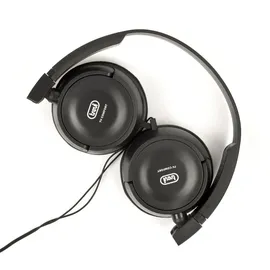 Trevi HTV 649 B Stereo-TV-Kopfhörer mit bequemem und leichtem Kabel, integrierte Lautstärkeregler, hohe akustische Qualität, Impedanz 32 Ohm, Empfindlichkeit 94 dB und Frequenz bis zu 22 kHz
