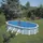 Planet Pool Stahlwandpool Classic oval 730 x 375 x 120 cm inkl. Einbauskimmer