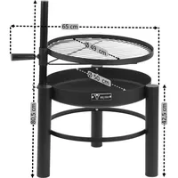 BBQ-Toro Feuerschale Ø 50 cm Stahl schwarz
