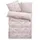 OTTO home Nordby Soft-Seersucker Rosa 135 x 200 cm + 2 x 80 x 80 cm
