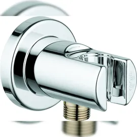 Grohe Relexa Wandanschlussbogen mit Wandbrausehalter verchromt
