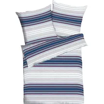 KAEPPEL St. Tropez Gestreift Blau 155 x 220 cm + 80 x 80 cm