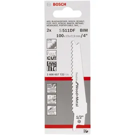 Bosch Säbelsägeblatt S 511 DF Flexible for Wood and Metal 2 Stück