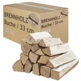 Brennholz Buche 33 cm Kaminholz Holz Auswahl 5-500 kg Für Ofen und Kamin Kaminofen Feuerschale Grill Feuerholz Buchenholz Holzscheite Wood Flameup, Menge:20 kg